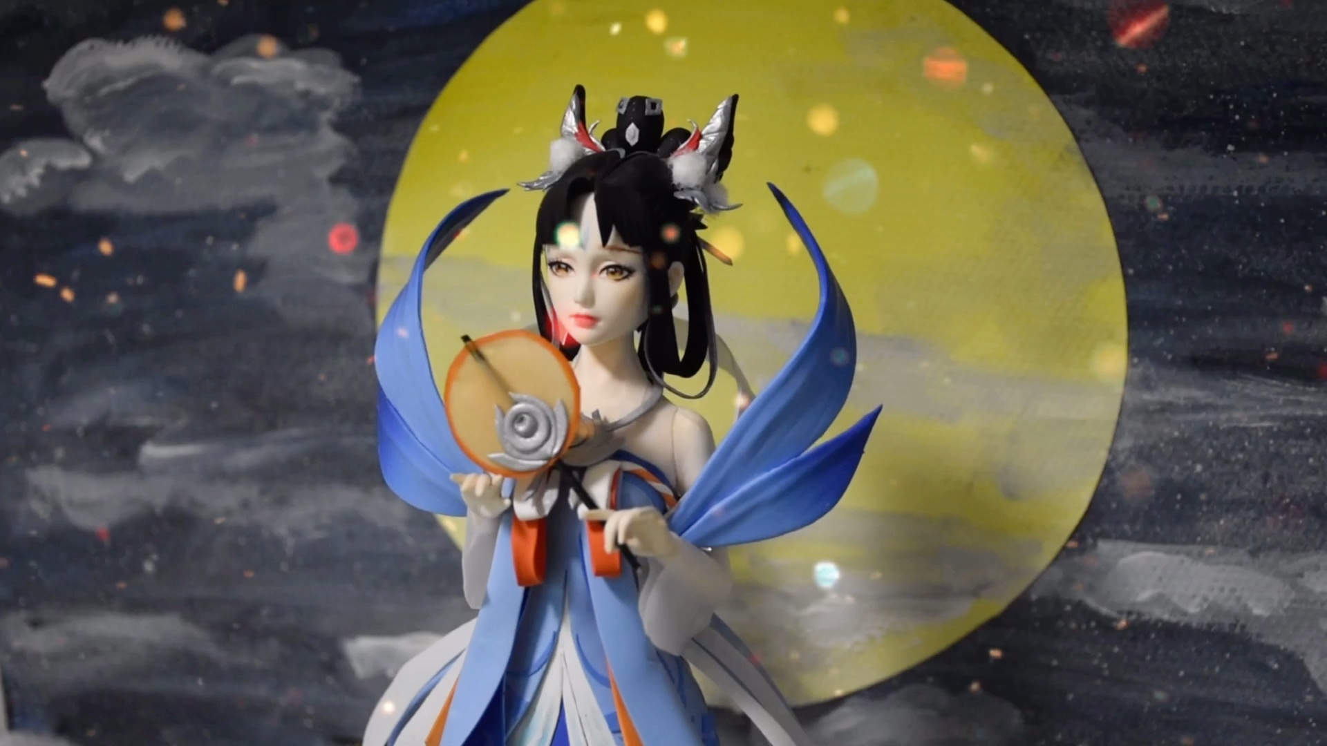 日常捏土,看出她是谁了嘛?#王者荣耀粘土手办 嫦娥