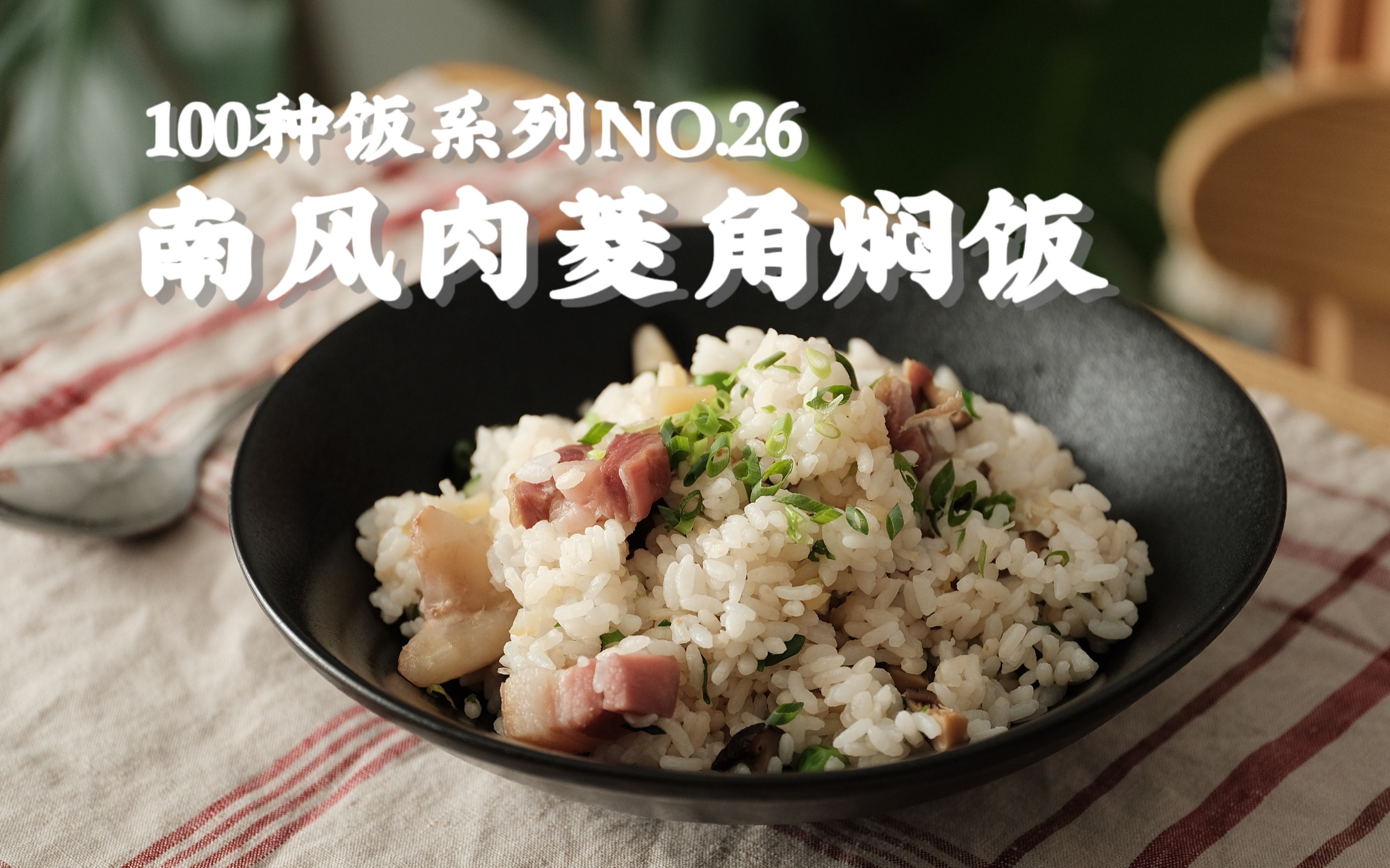 南风肉菱角焖饭|带你吃遍100种饭NO.26哔哩哔哩bilibili