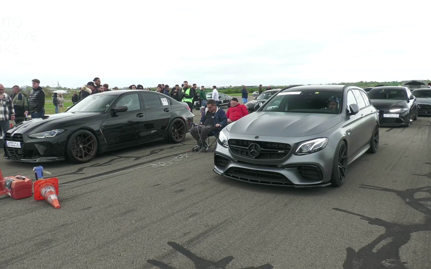 747hp hpt 梅赛德斯 amg e63 vs 650hp 宝马 m3 touring | 直线加速赛