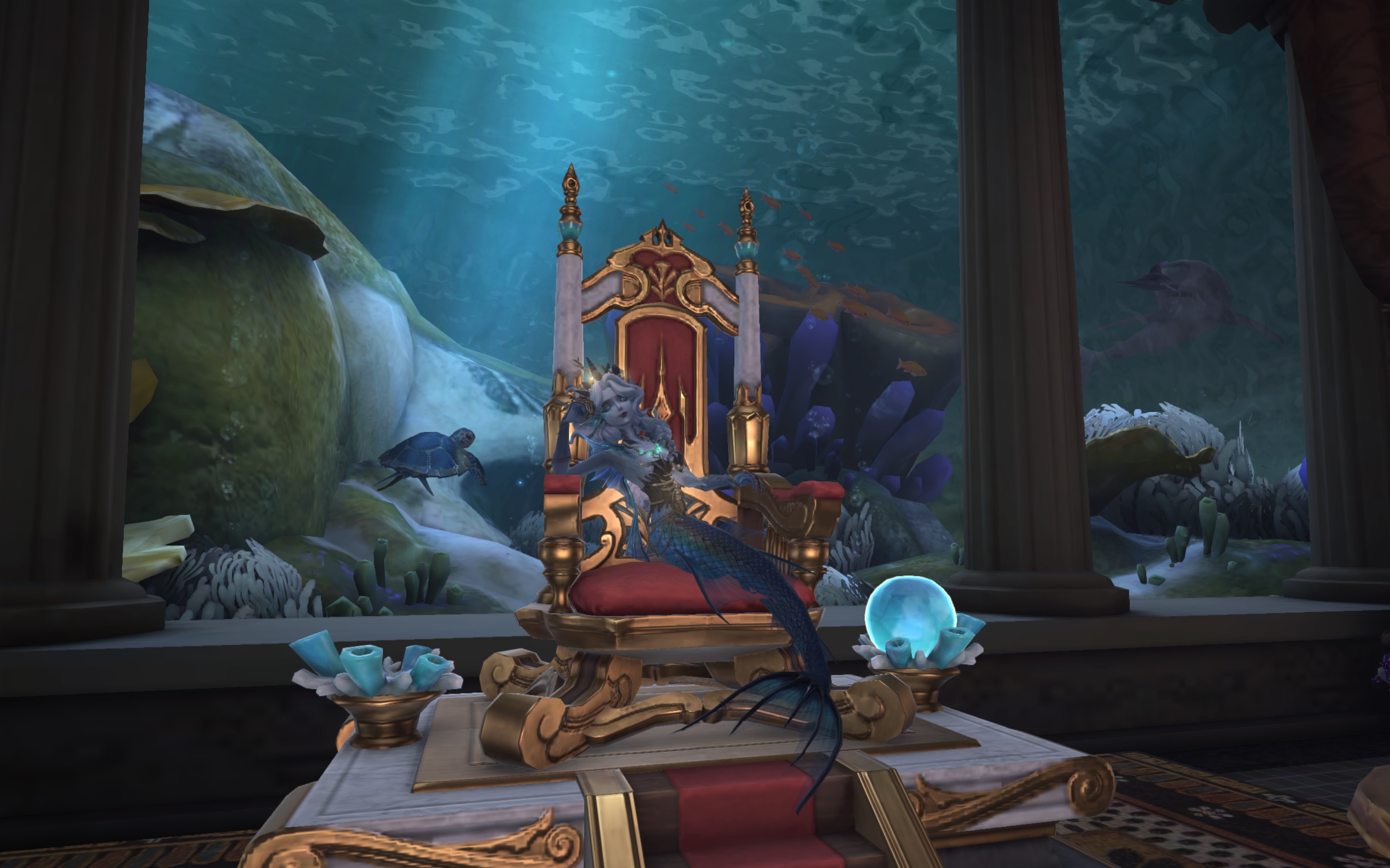 【第五人格】渔女金皮-静默之戟抽取与沉默宫殿归宿家具互动展示