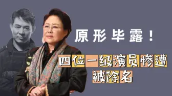 Video herunterladen: 四位一级国家演员被除名，漏网之鱼原形毕露，恐无翻身机会