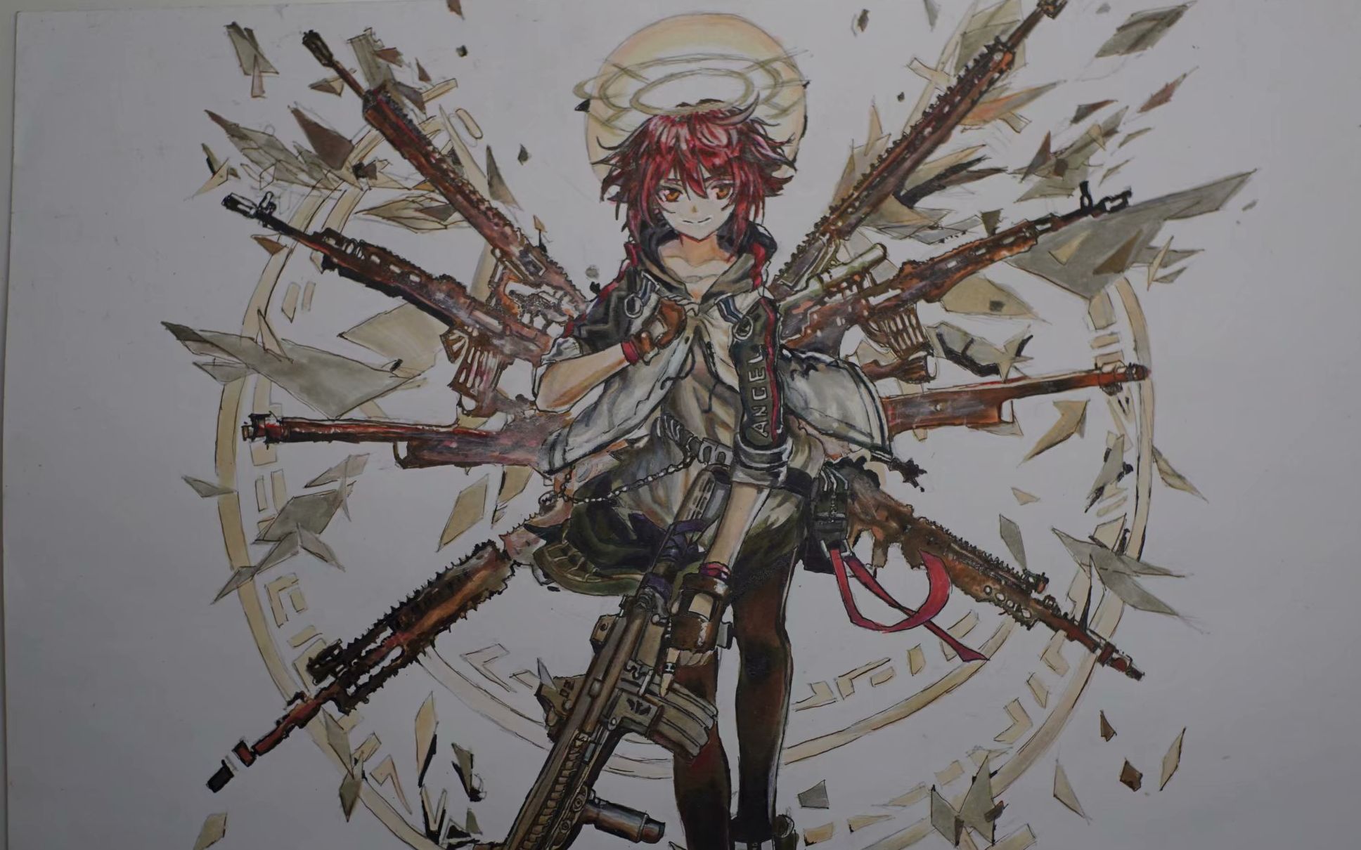 能天使-马克笔手绘