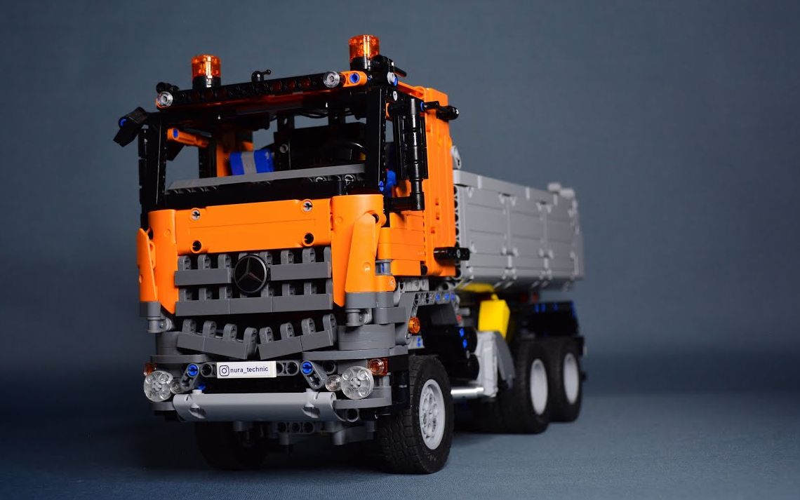 lego乐高technic科技机械mocmbarocs6x4tippertruck自卸车