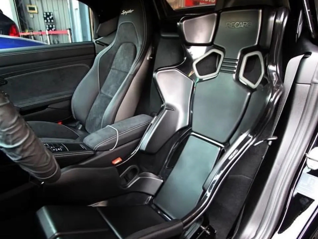 recaro rms x porsche 718#recaro#recaro汽车座椅#座椅改装