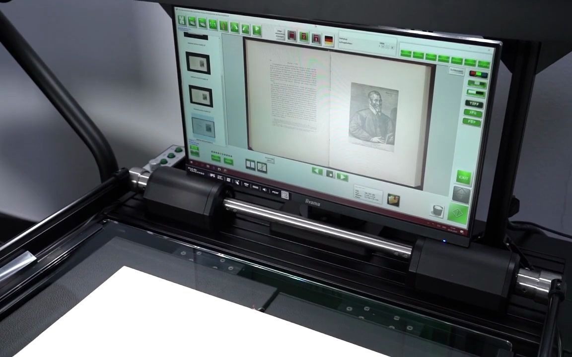 爱瞰book2net非接触式档案书刊扫描仪a1到a6幅面任意切换任何装订方式