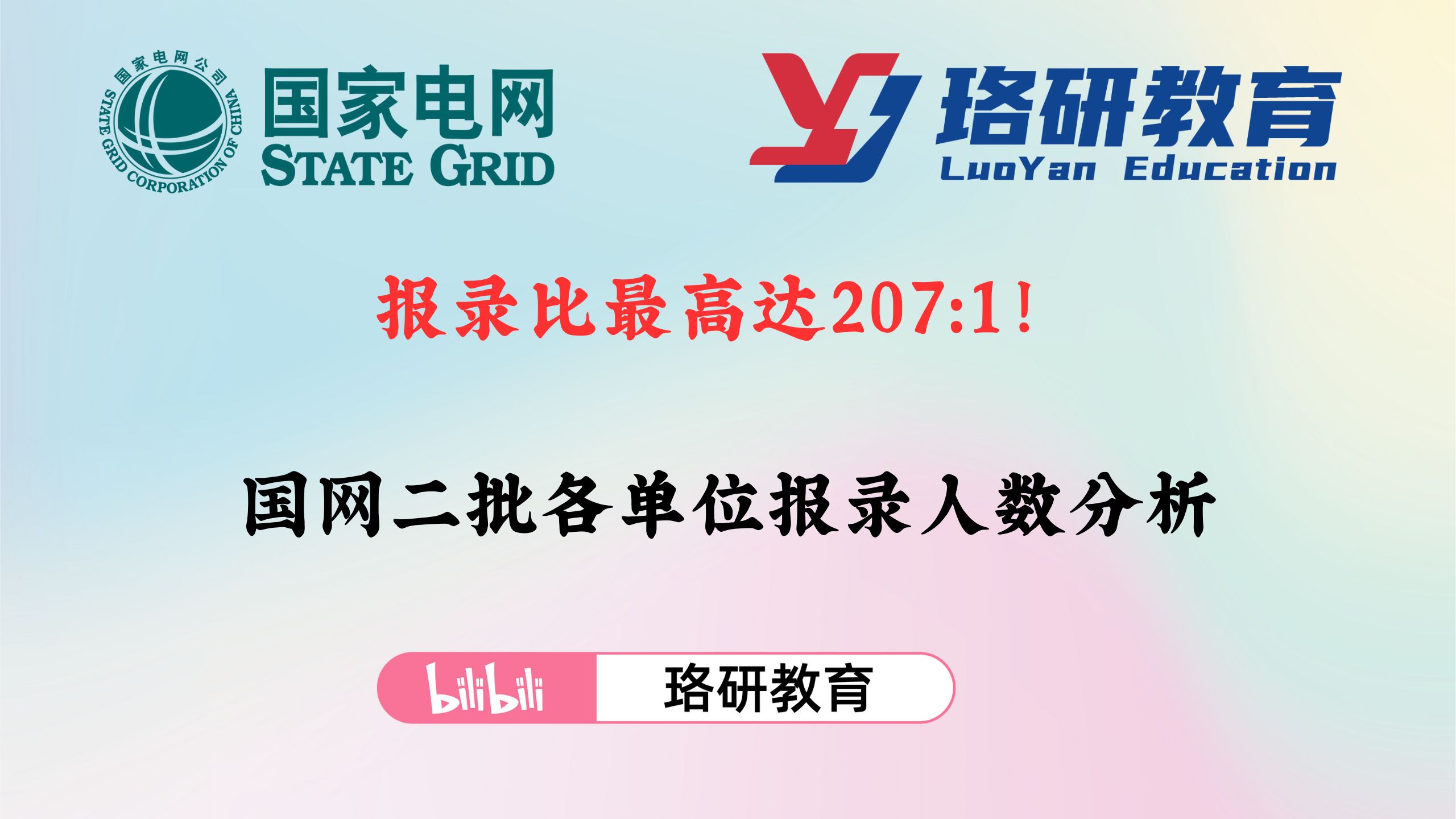 【逆天の报录比】国网二批这家省公司竟争竞如此激烈?!||国家电网||国网||国网考试||电网||电气工程||电网考试||国网招聘哔哩哔哩bilibili