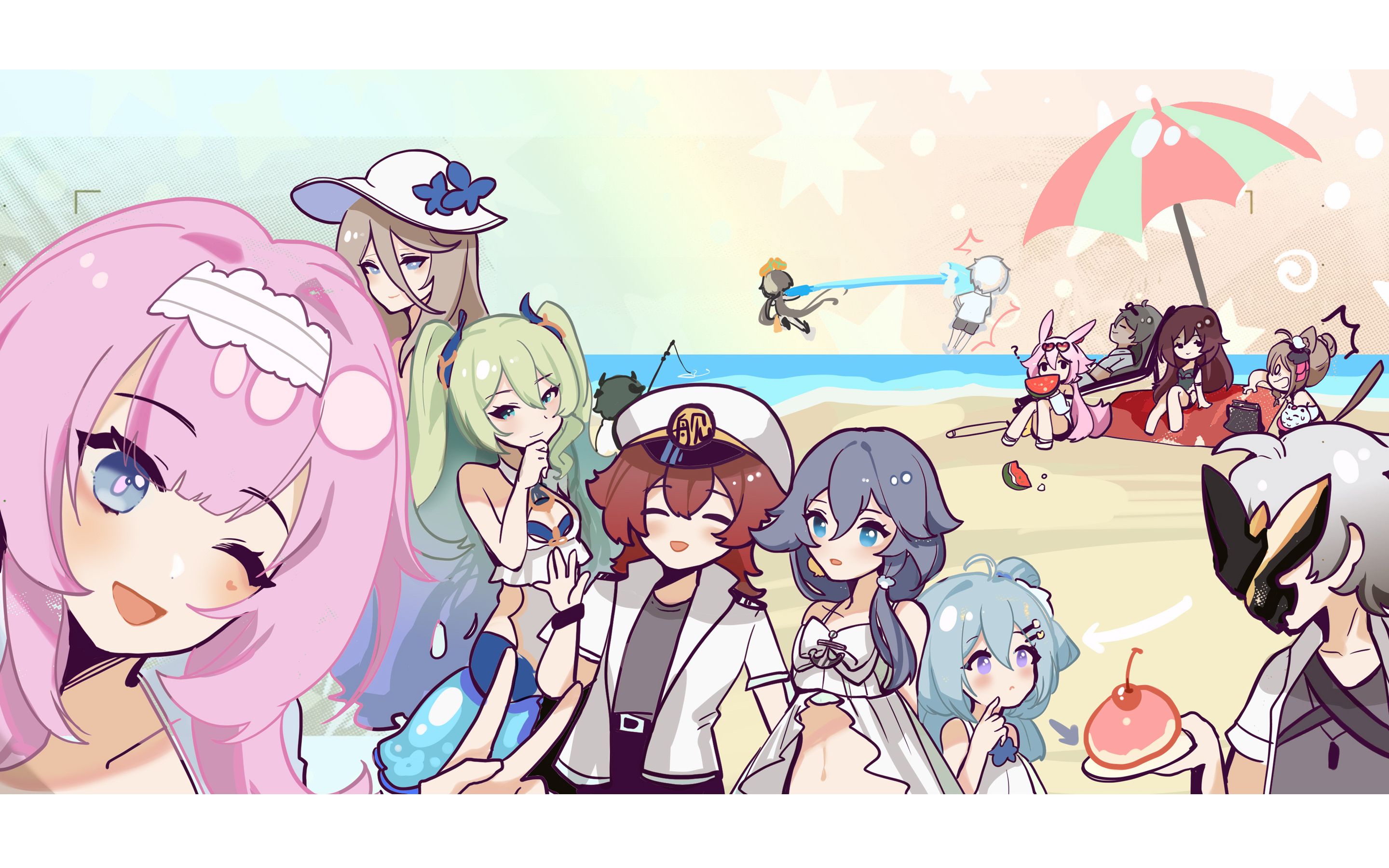 【崩坏3】舰长!英桀们邀你一起夏日团建辣!