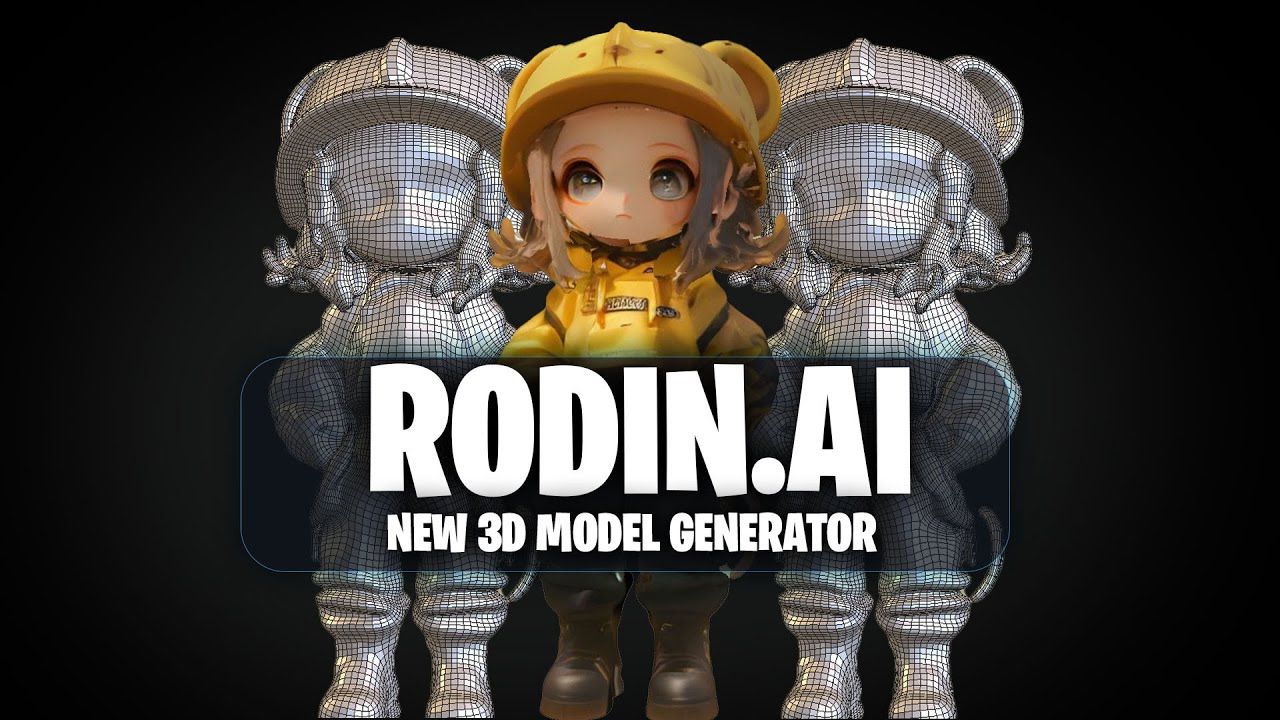 Rodin An Ai 3D 模型生成器确实有效 !哔哩哔哩bilibili