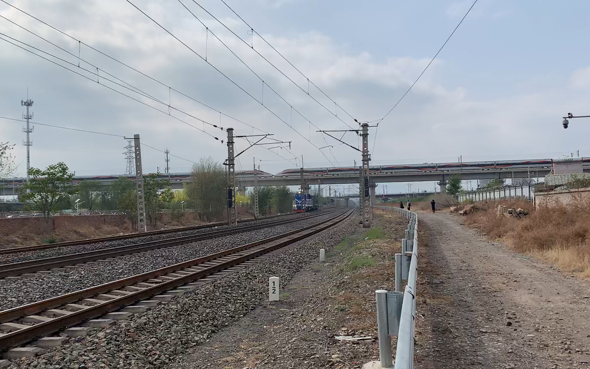 双机被挡·d2双机·第二次见4c拉京局工程车·躲过k603的电2大车