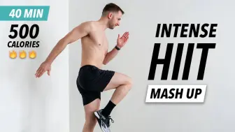 Download Video: 40 分钟高强度站立 HIIT | 燃烧脂肪 HIIT | 无重复 | 无设备