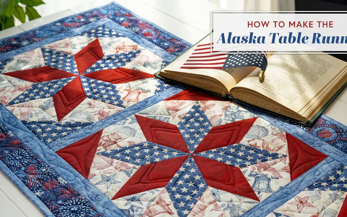 【shabby fabrics】阿拉斯加款地毯拼布制作教程