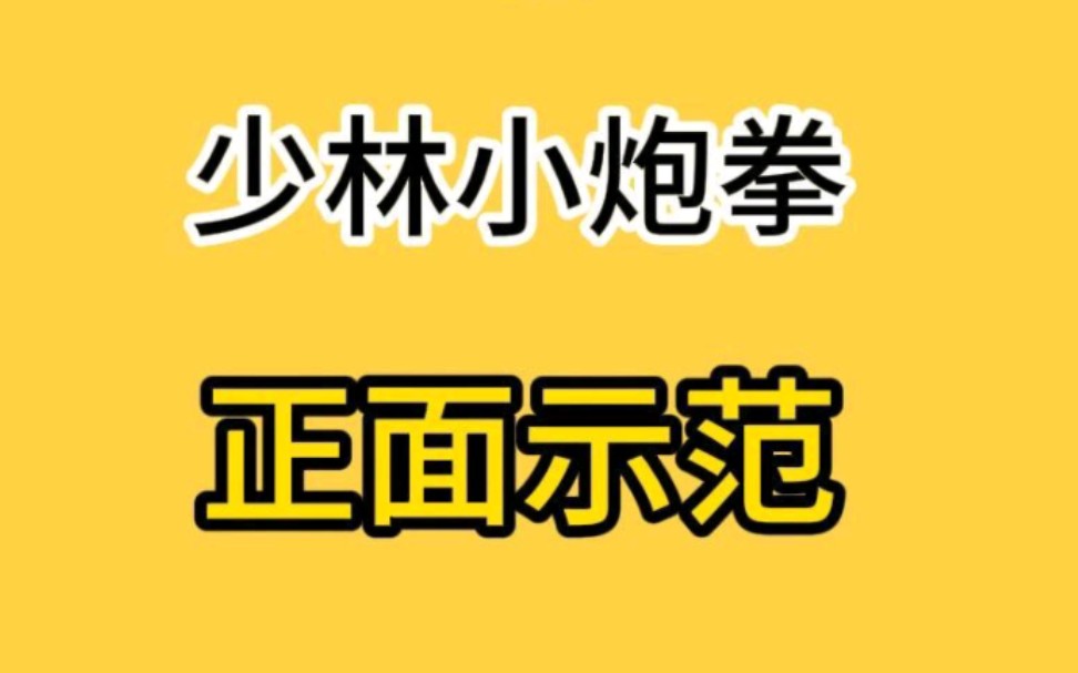 [图]#少林功夫段品制 六段:#少林小炮拳 正面示范，欢迎武术爱好者、从业者、学生和家长前来#少林功夫段品制接待处 考察交流