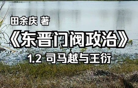 《东晋门阀政治》 (田余庆 著) 1.2 司马越与王衍哔哩哔哩bilibili