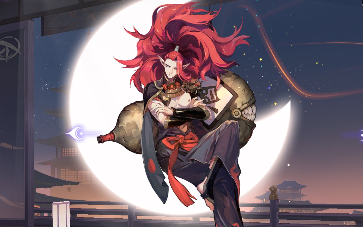 【超高清-式神卡集】《阴阳师:百闻牌》酒吞笑得太魔性!点触真好玩!