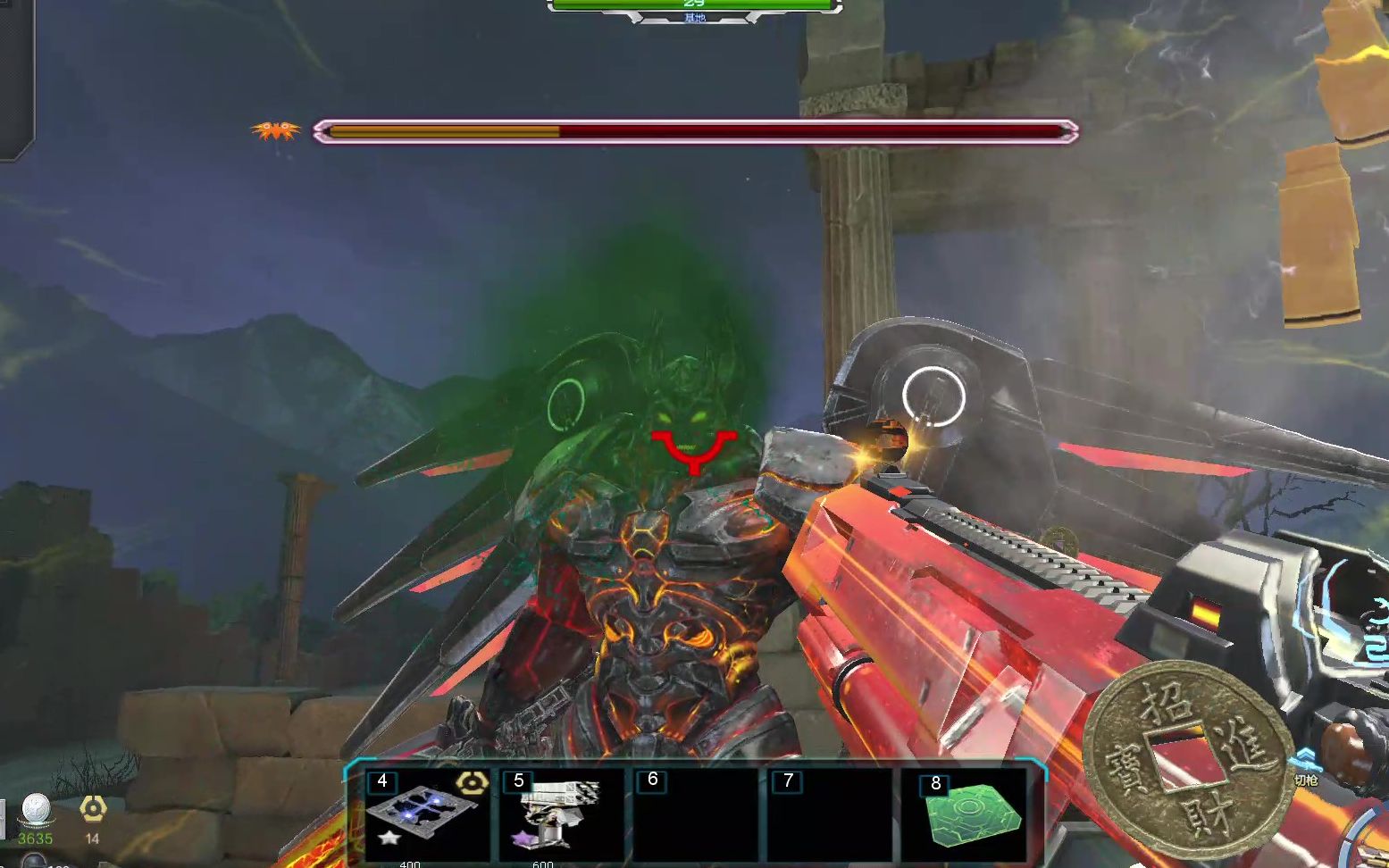 逆战新宠物神翼飓风龙神打冰火boss伤害简直上天