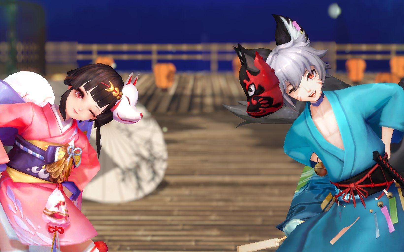 yysmmd摸鱼03在平安京夏日相会白藏主神乐