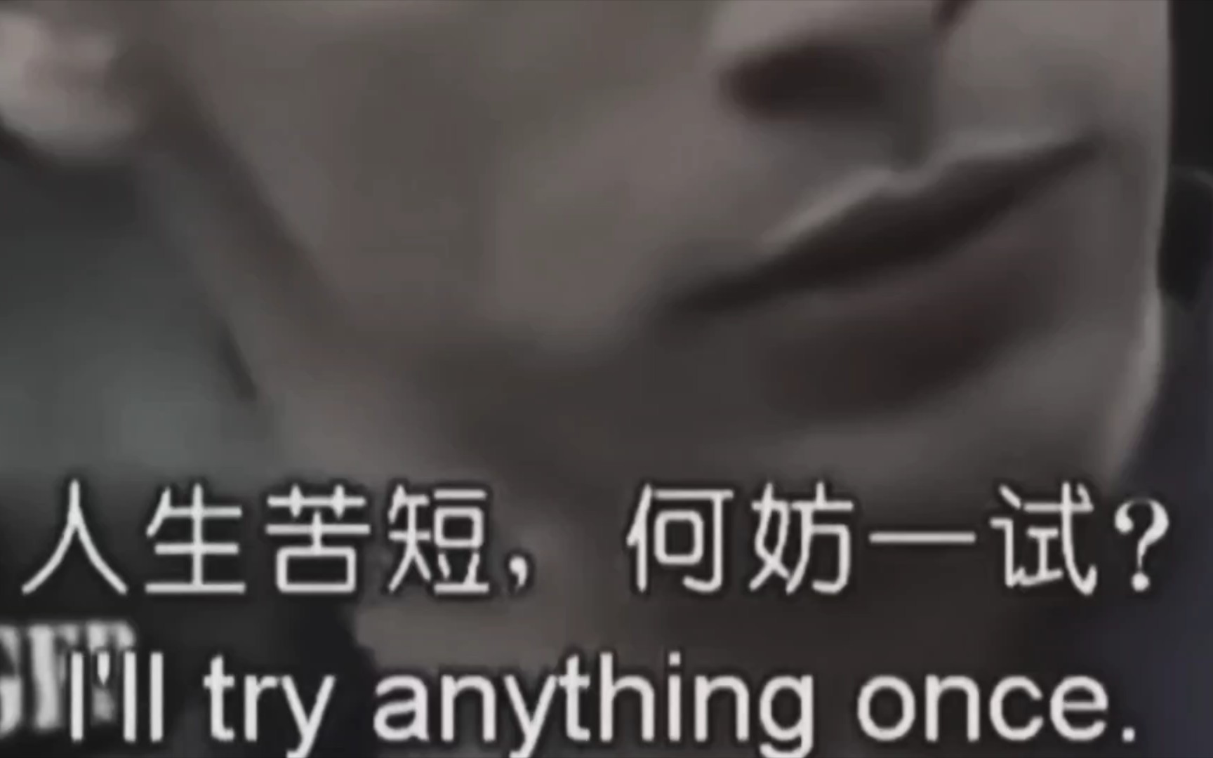 人生苦短何妨一试吾辈楷模