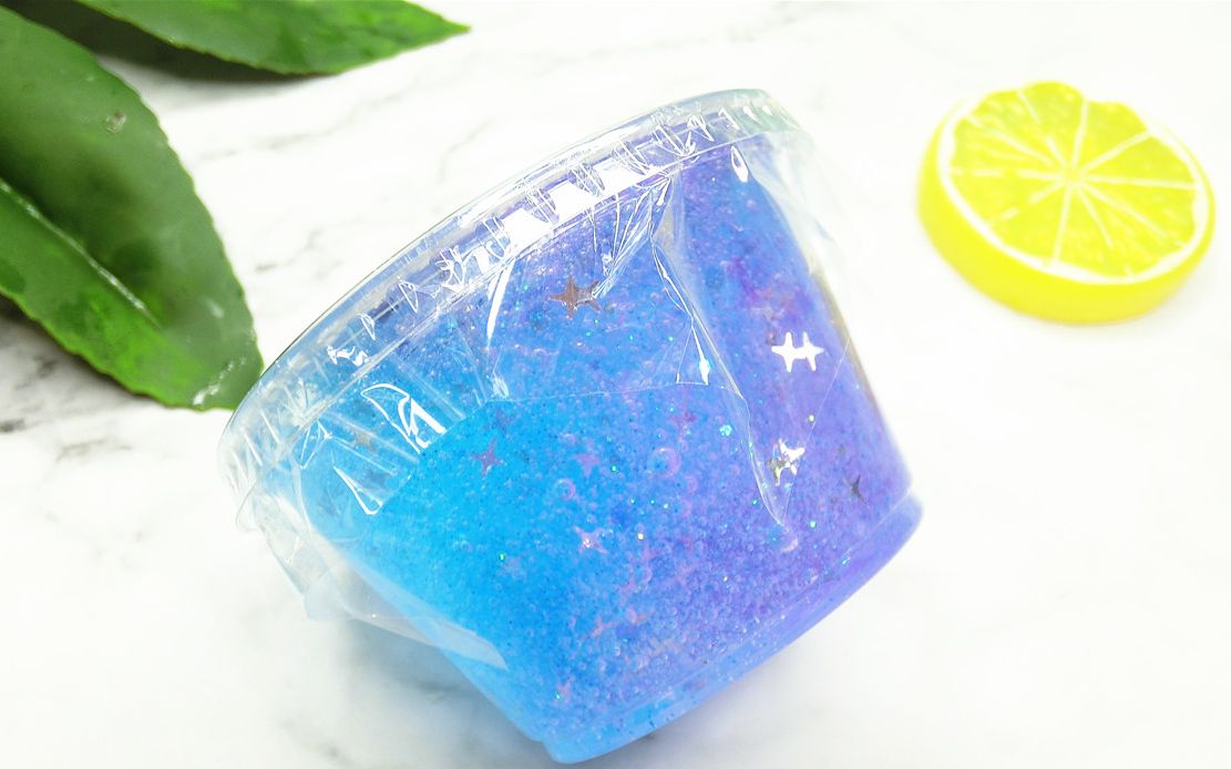 自制的超漂亮渐变星空起泡胶,日常玩泥,异常满足