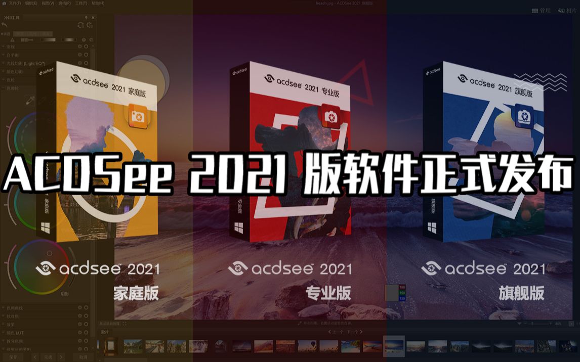 【软件介绍】ACDSee 2021 发布!新版黑科技演示哔哩哔哩bilibili