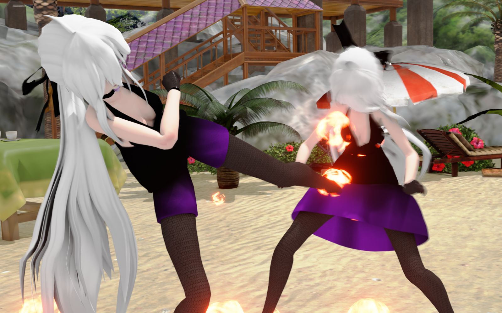 弱音vs弱音 凤翼百裂脚!_哔哩哔哩_bilibili