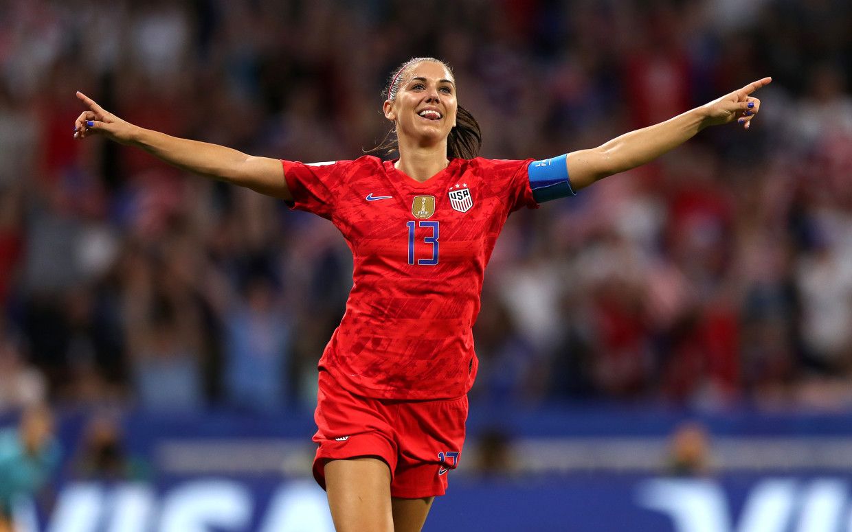 体坛佳人 美国女足前锋——阿莱克斯摩根 (alex morgana)个人混剪