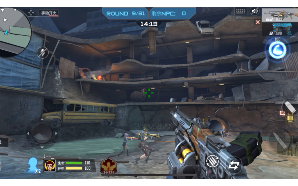 【cf手游】挑战模式-重返巨人城