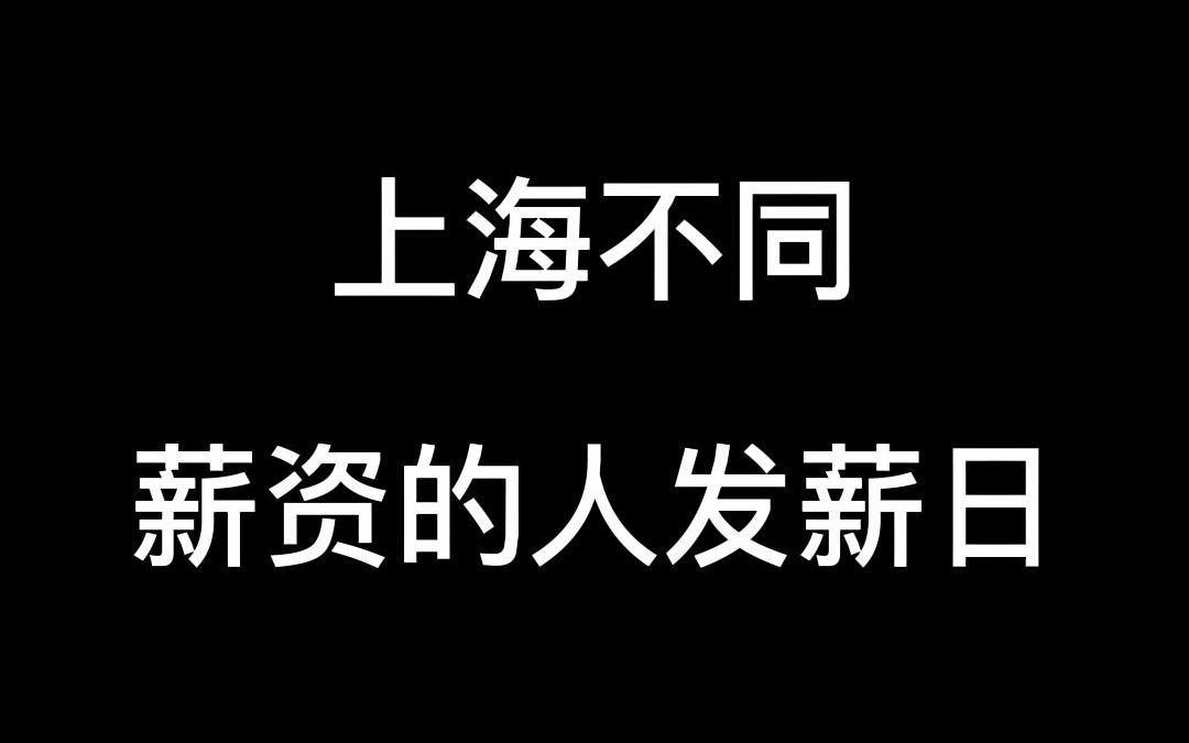 上海不同薪资的人发薪日 #小马哥在上海哔哩哔哩bilibili