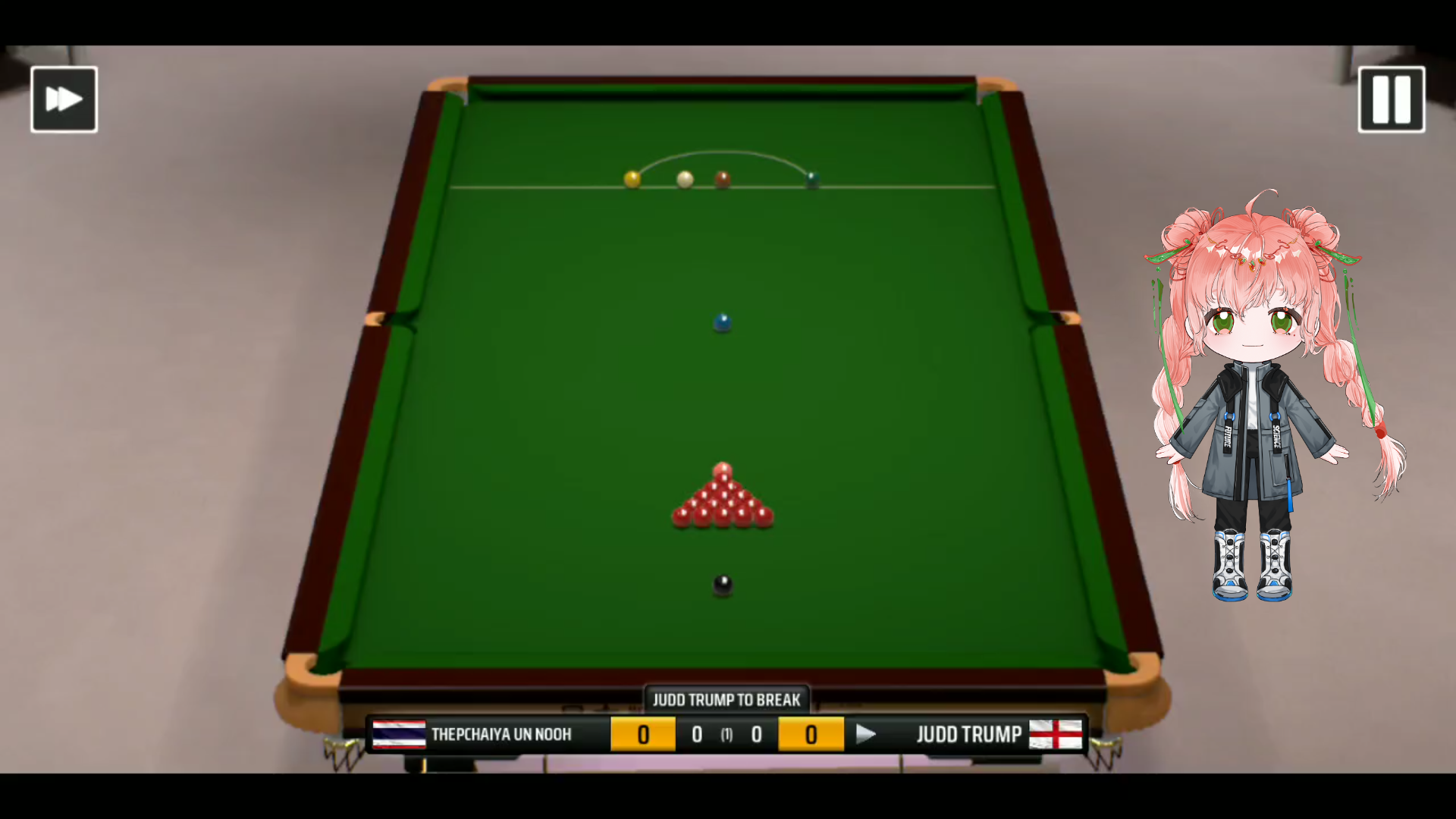 斯诺克单杆147系列第2802个147塔猜亚vs特鲁姆普塔猜亚单杆轰147分