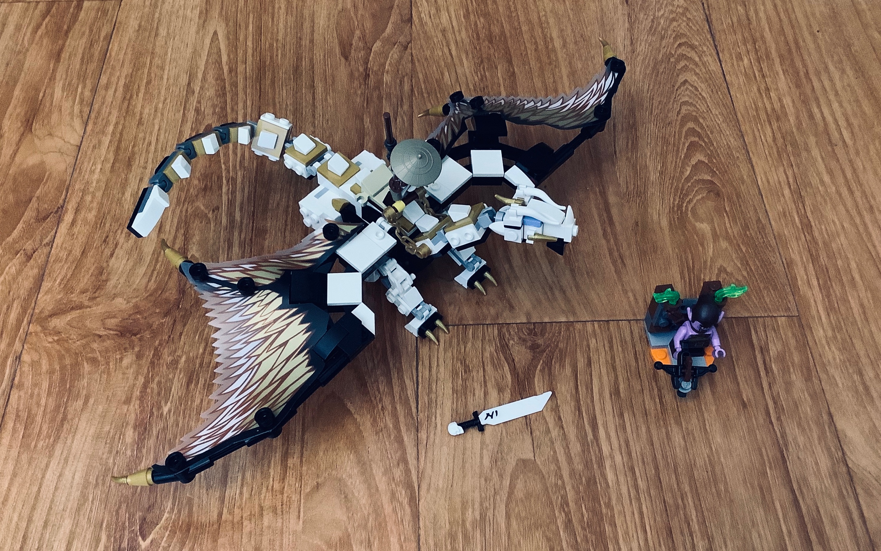 乐高幻影忍者71718吴大师的战斗飞龙 真的不好玩儿吗?