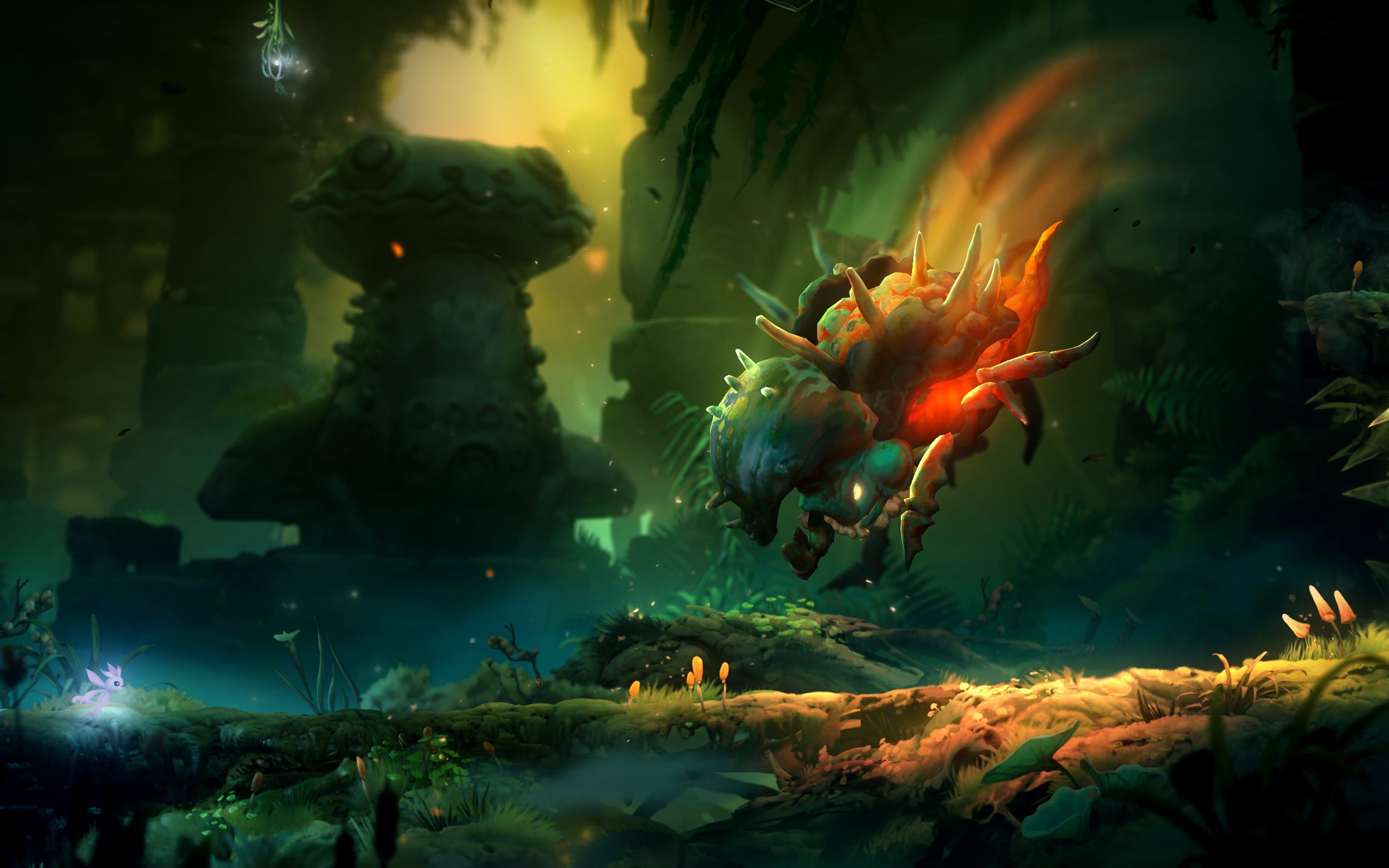 ori 2 夸洛克地穴~角甲虫之战演示