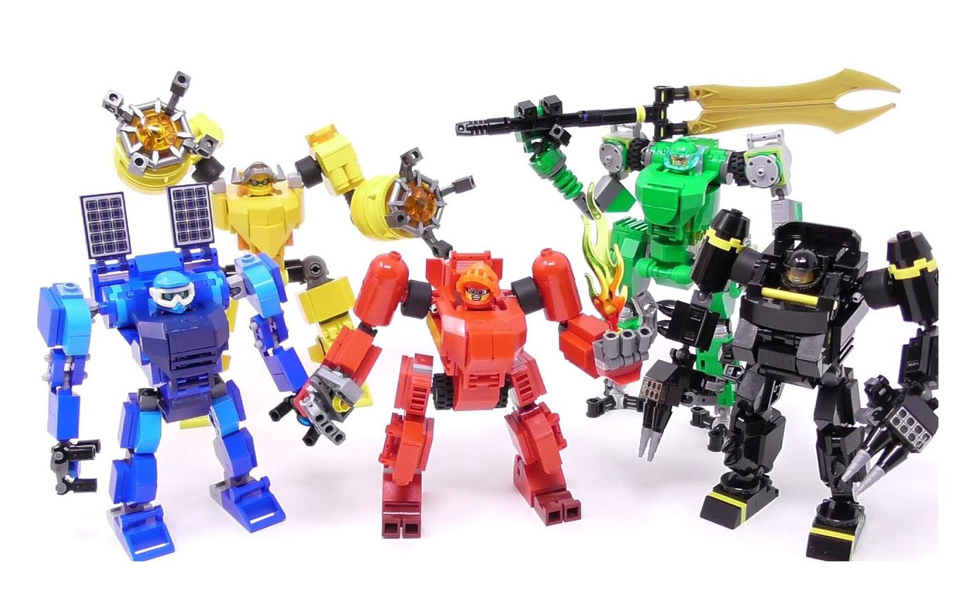 乐高moc教程 彩色机甲合集 拼搭指南_哔哩哔哩 (゜-゜)つロ 干杯