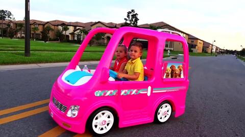 Diana barbie online car