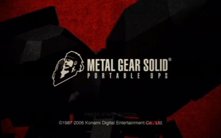 【夜光云】《合金装备:掌上行动》中文版PSP实机通关实况 (Metal Gear Solid: Portable Ops 2006年 PSP平台)哔哩哔哩bilibili