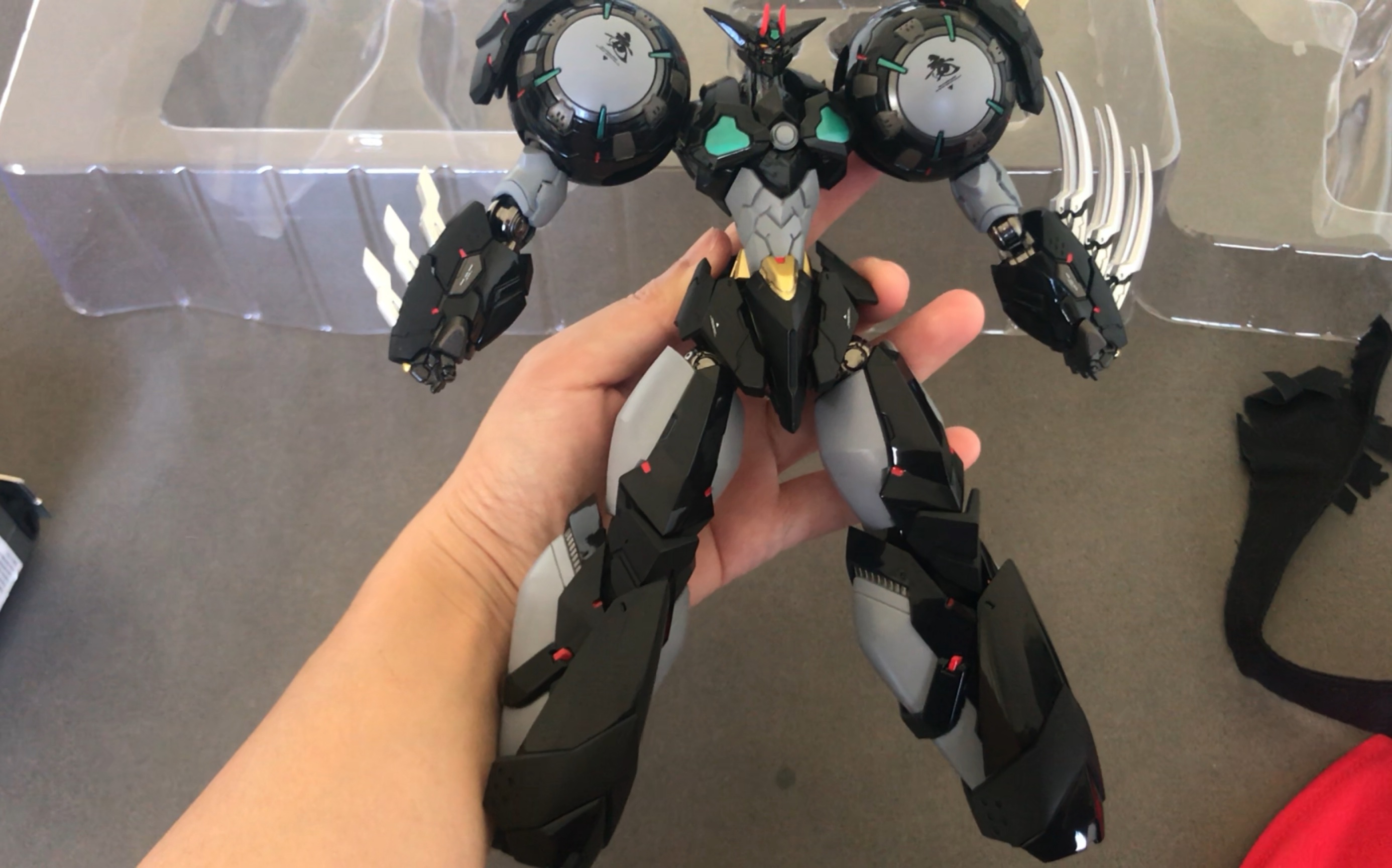 模型手办千值练riobot系列宇宙最后三分钟盖塔黑拆箱测评