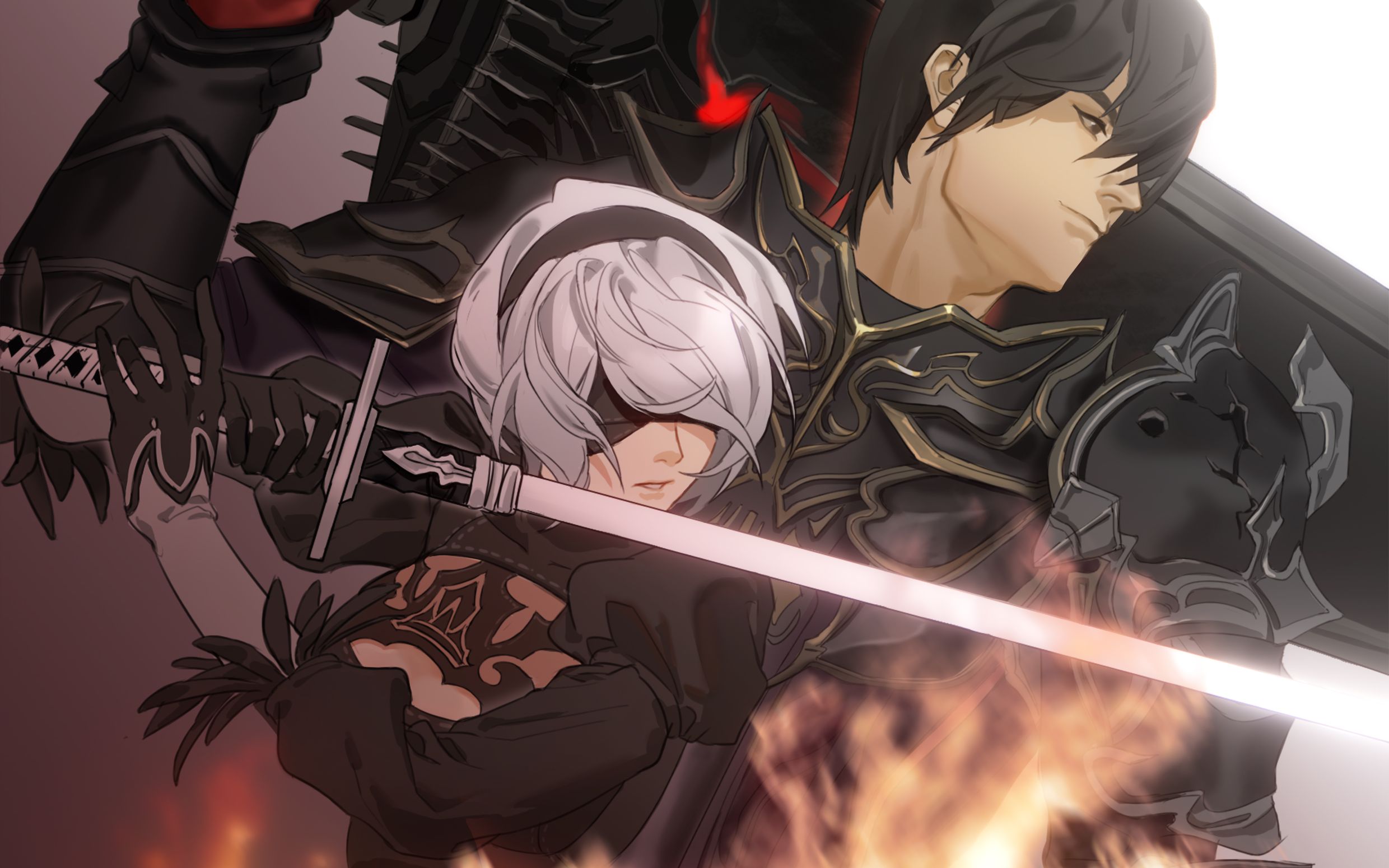 《ff14》自制ff14尼尔联动同人图来了!内附免费壁纸