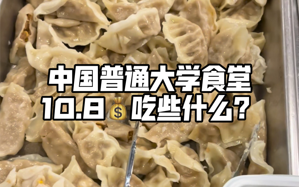 [图]中国普通大学食堂10.8块的饭