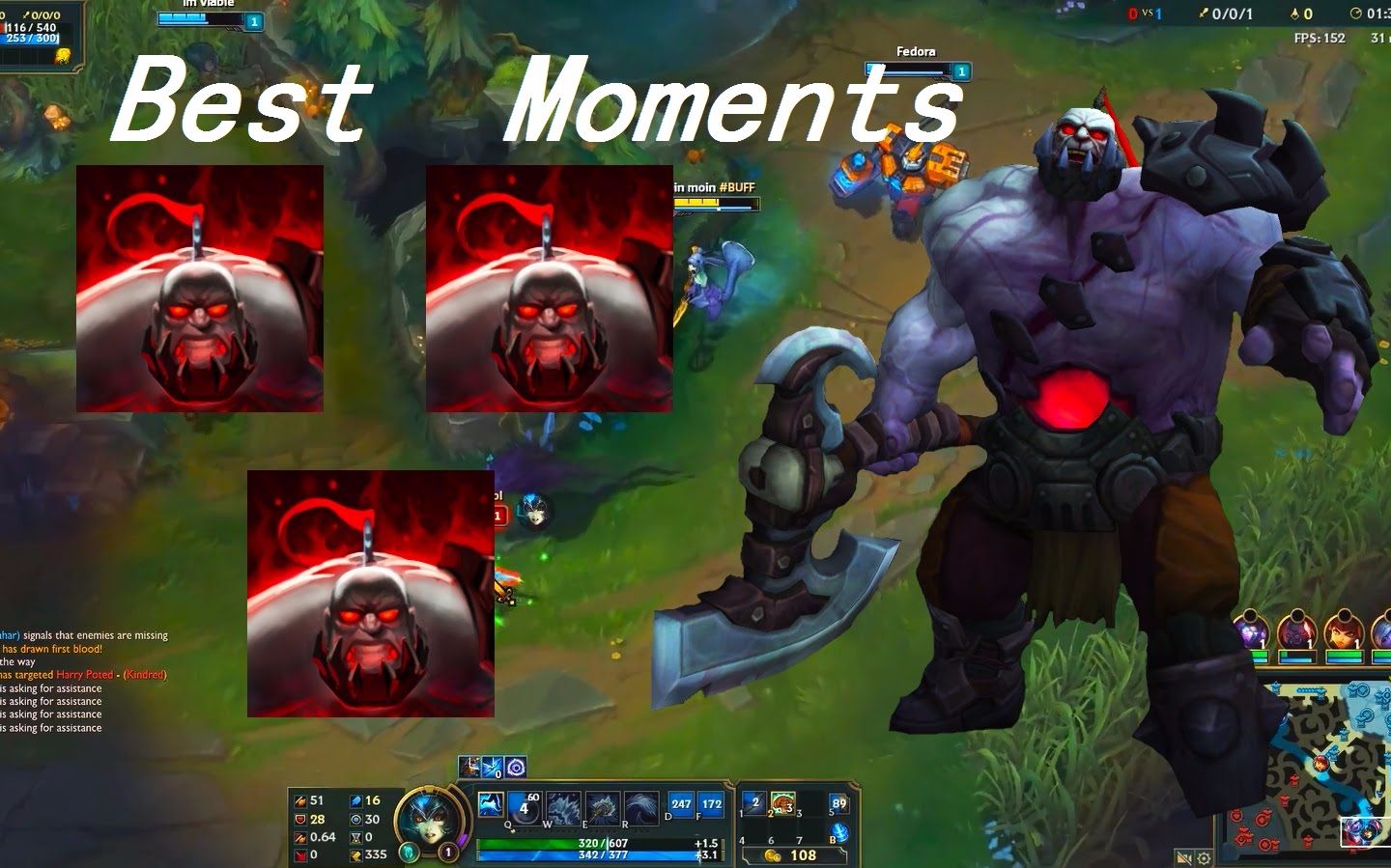 【lol】最佳时刻 #1 老司机1级3杀_哔哩哔哩 (゜-゜)つロ 干杯~-bili