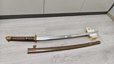 日本98九八军刀砍砍乐和风堂美术刀剑日本刀武士刀太刀冷兵器演武