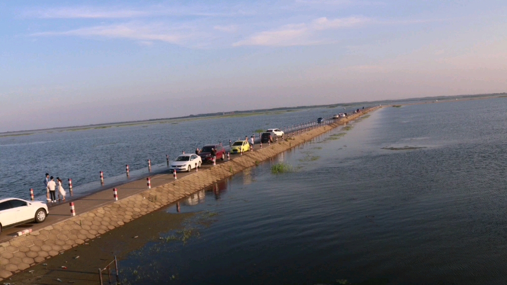 吴城水上公路,犹如大海行舟