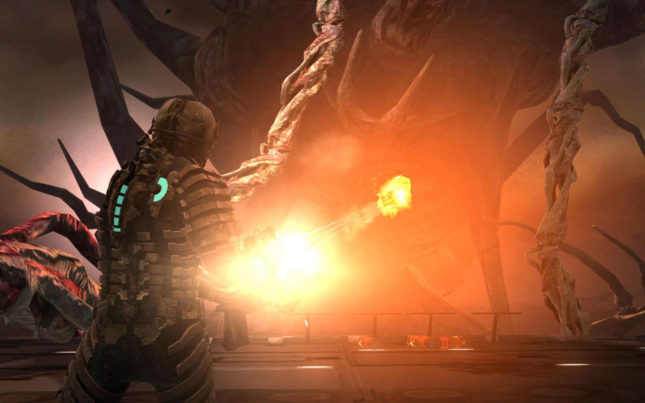 【死亡空间1】终章完结纪念:红色神印,统一与湮灭.聚能枪一炮一个弱点