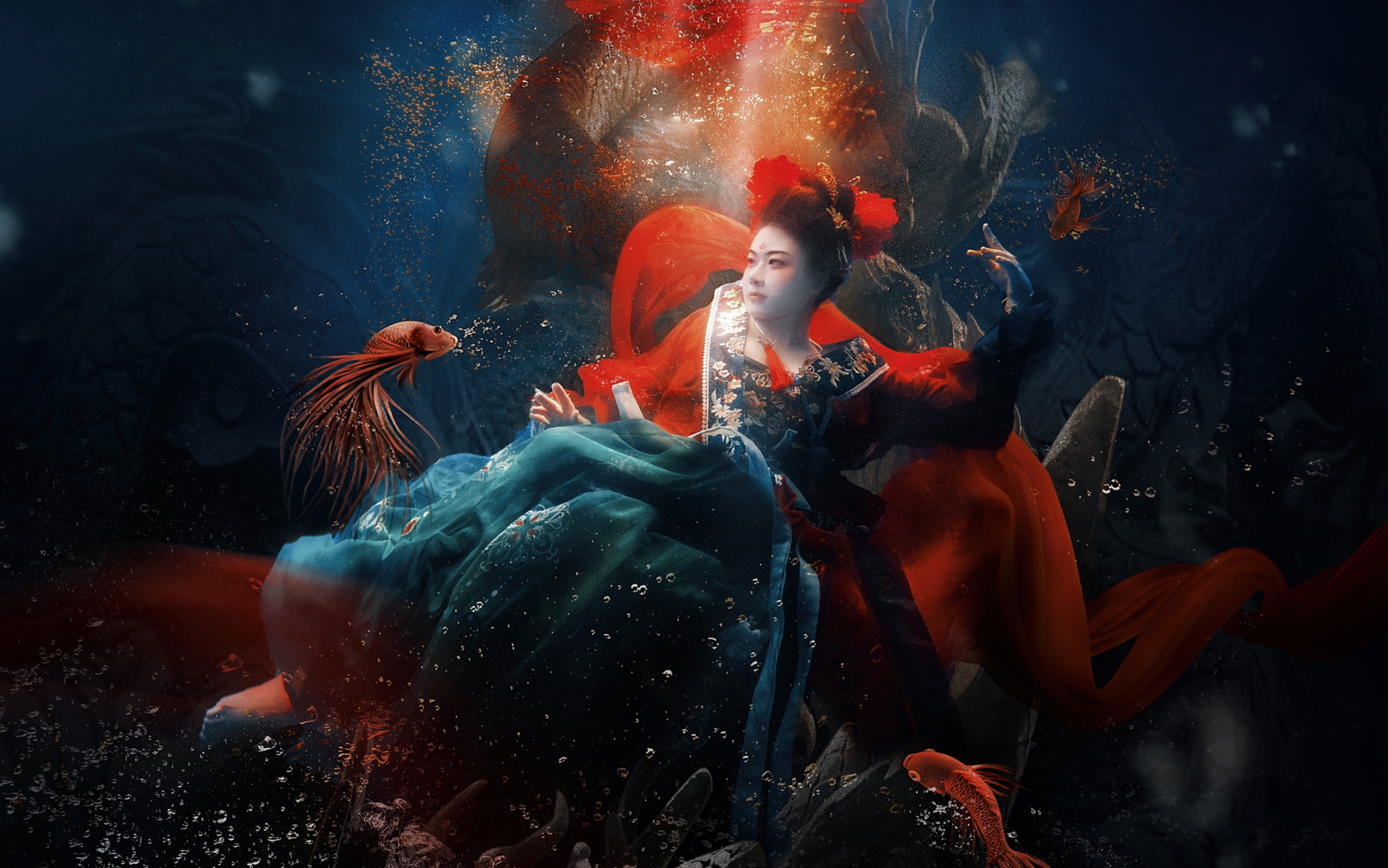 水下汉服摄影,一张预告_哔哩哔哩_bilibili