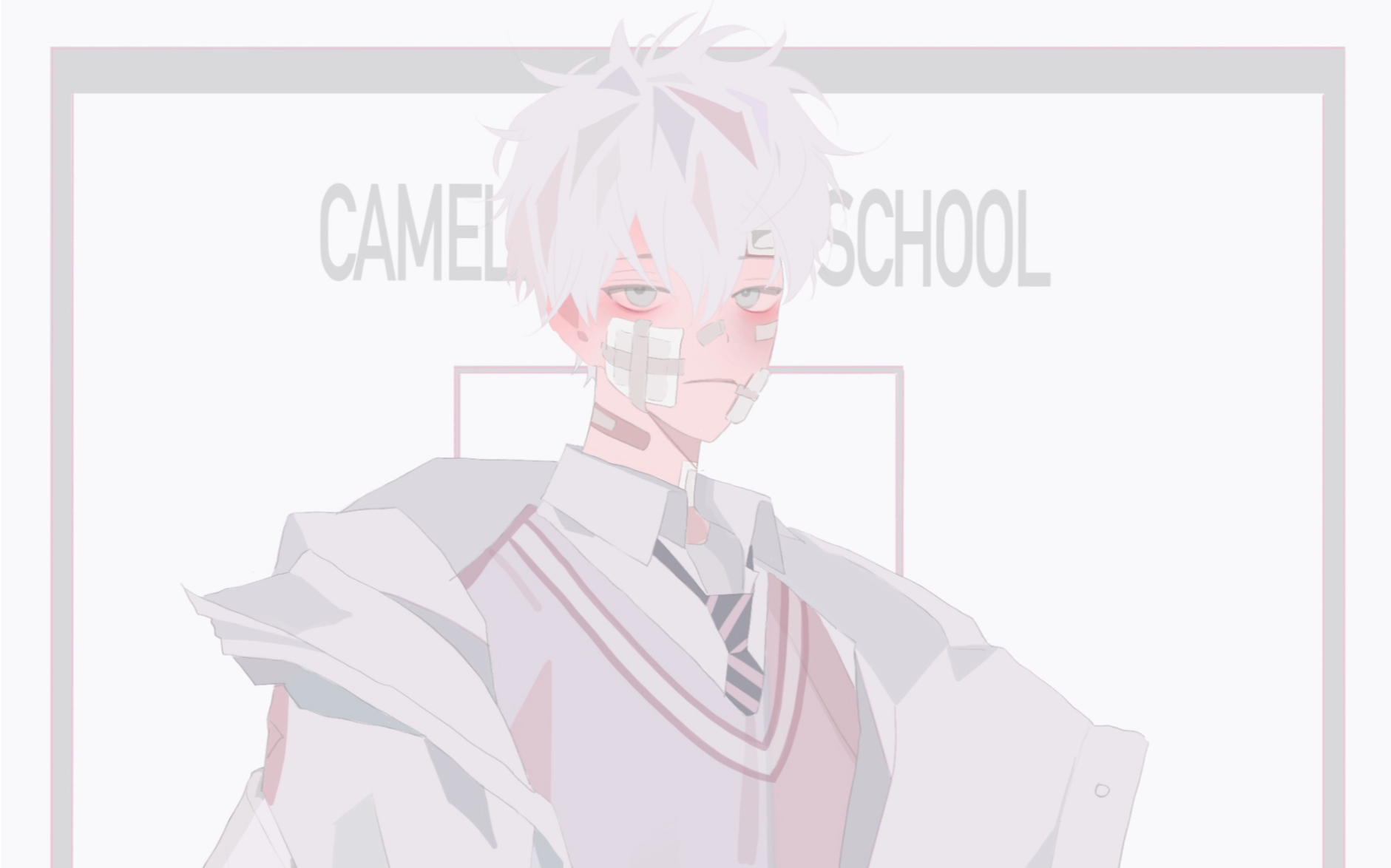 procreate突然临一张韩国画师inplick的少年