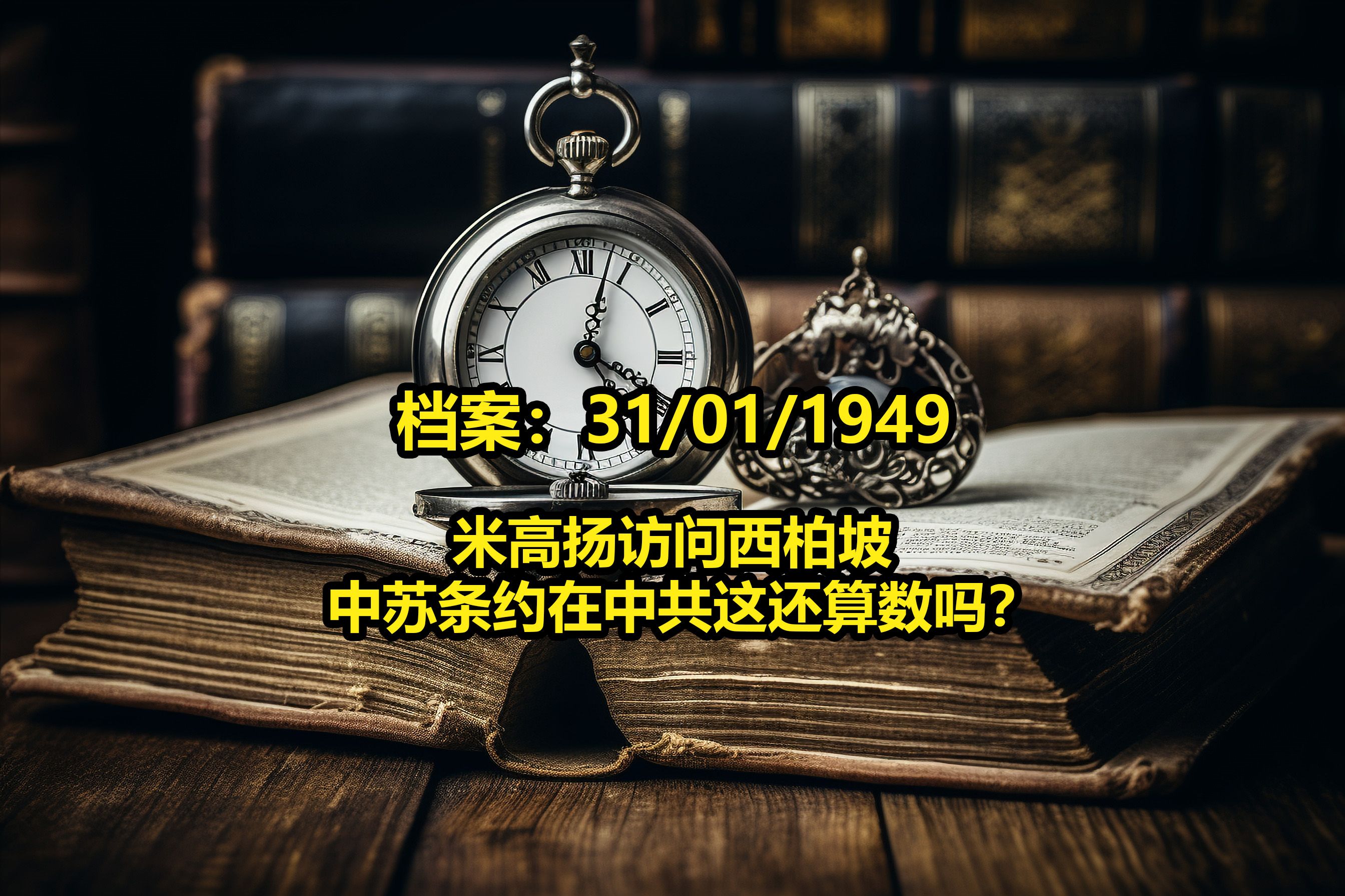 档案:斯大林特使米高扬访问西柏坡,中苏条约现在还算数吗?哔哩哔哩bilibili