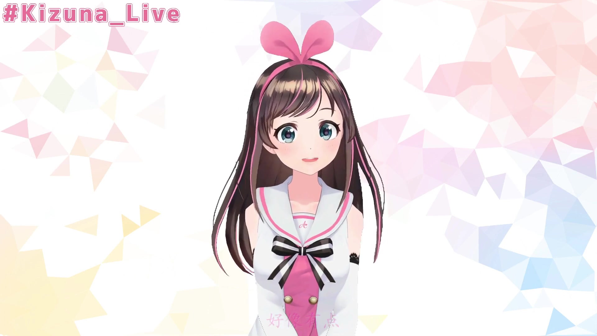 kizunaai绊爱泪点警告她哭了三次啊三次大家看到了么那张傻笑的面具