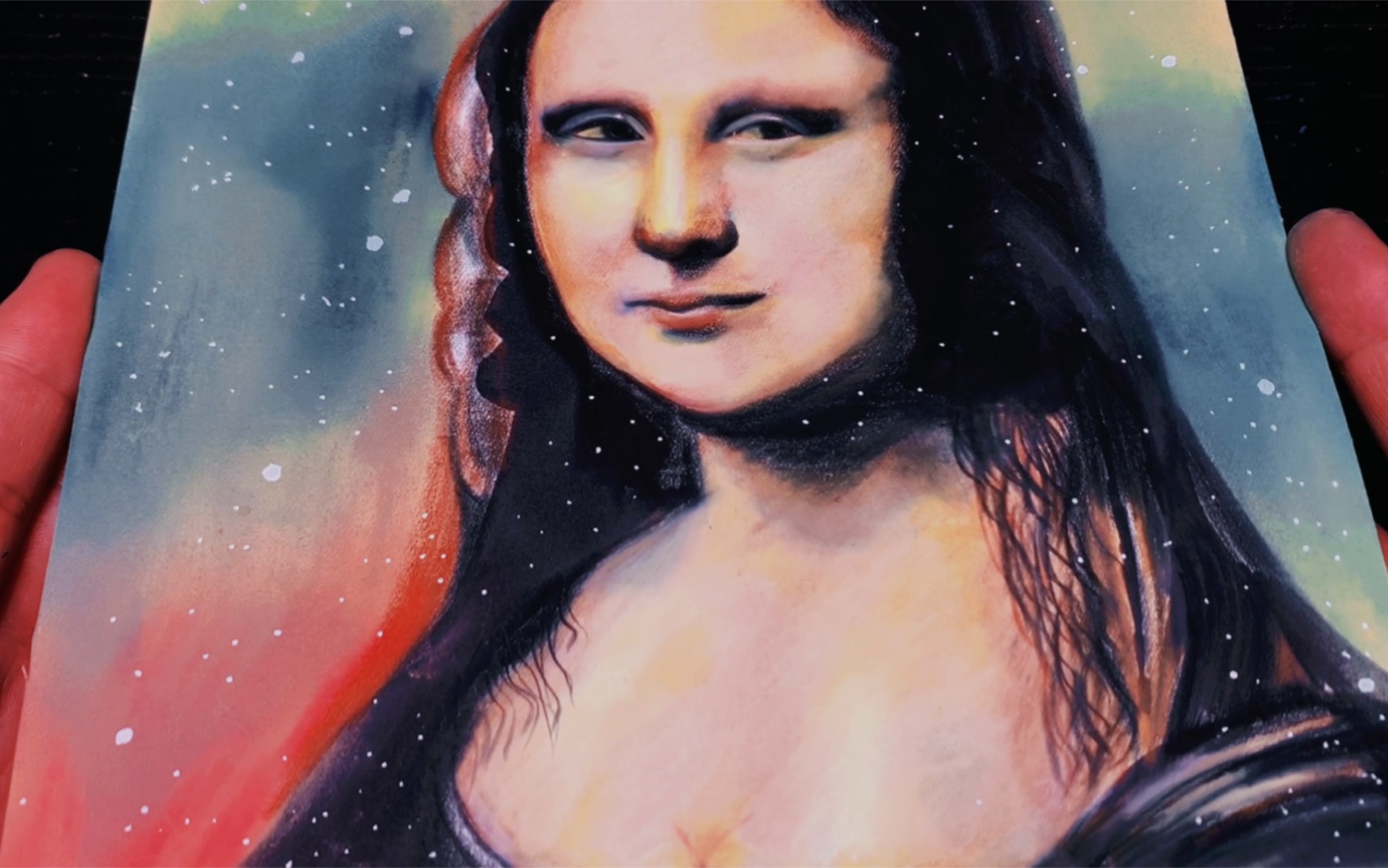 【彩铅手绘】蒙娜丽莎