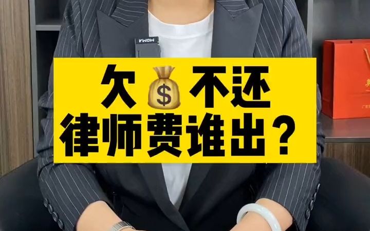 【法律咨询】欠钱不还,打官司的起诉费,谁来承担?千万别再自掏腰包了.哔哩哔哩bilibili