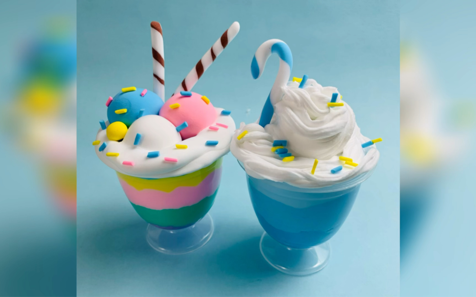 吃剩的果冻壳不要扔,用粘土来做冰激凌吧