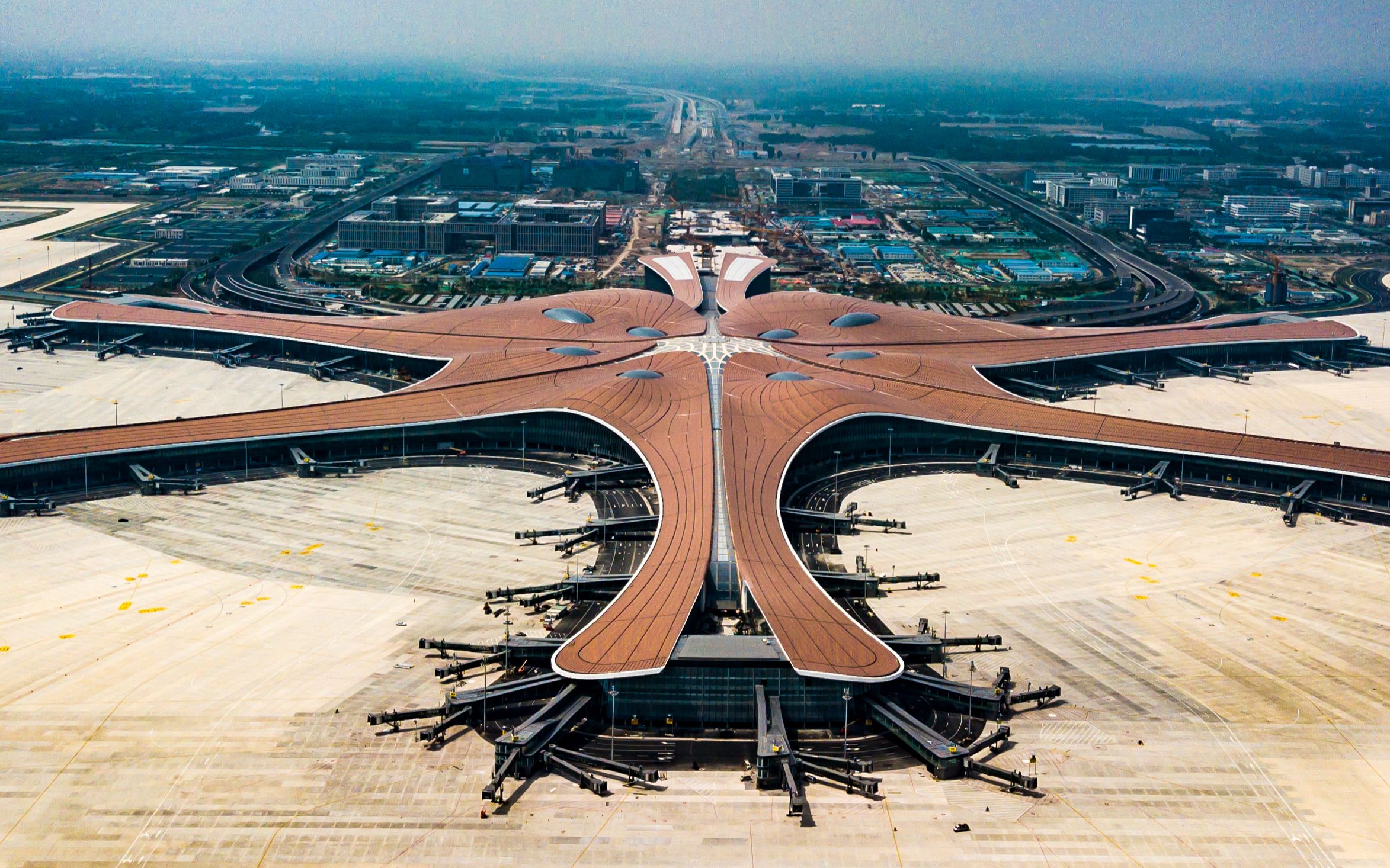 北京大兴国际机场外景图片