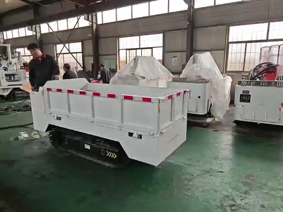 矿用侧卸履带式平板车迈磊凯科技