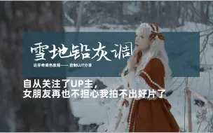 Download Video: 【达芬奇调色教程&LUT分享】雪地铅灰冷色调